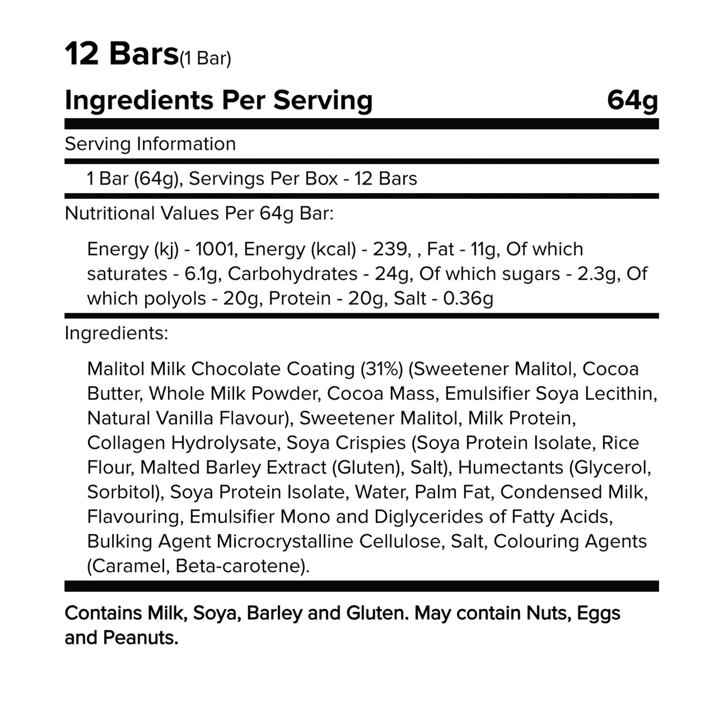 Warrior - Crunch Protein Bar