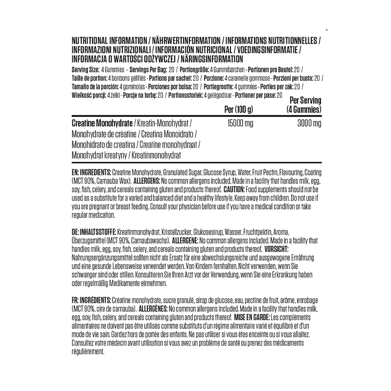 Applied Nutrition - Creatine Gummies