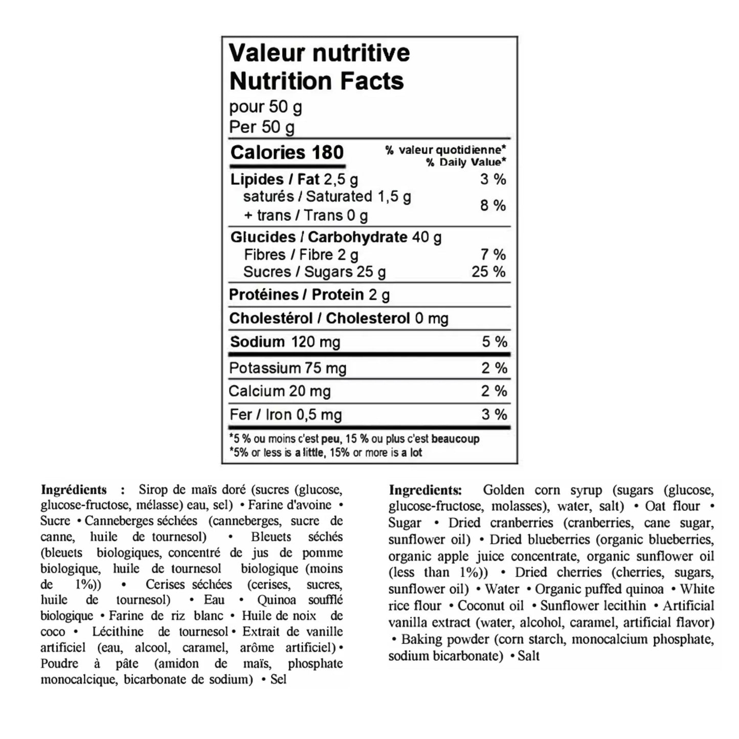 Upika - Barre petit fruit 50g