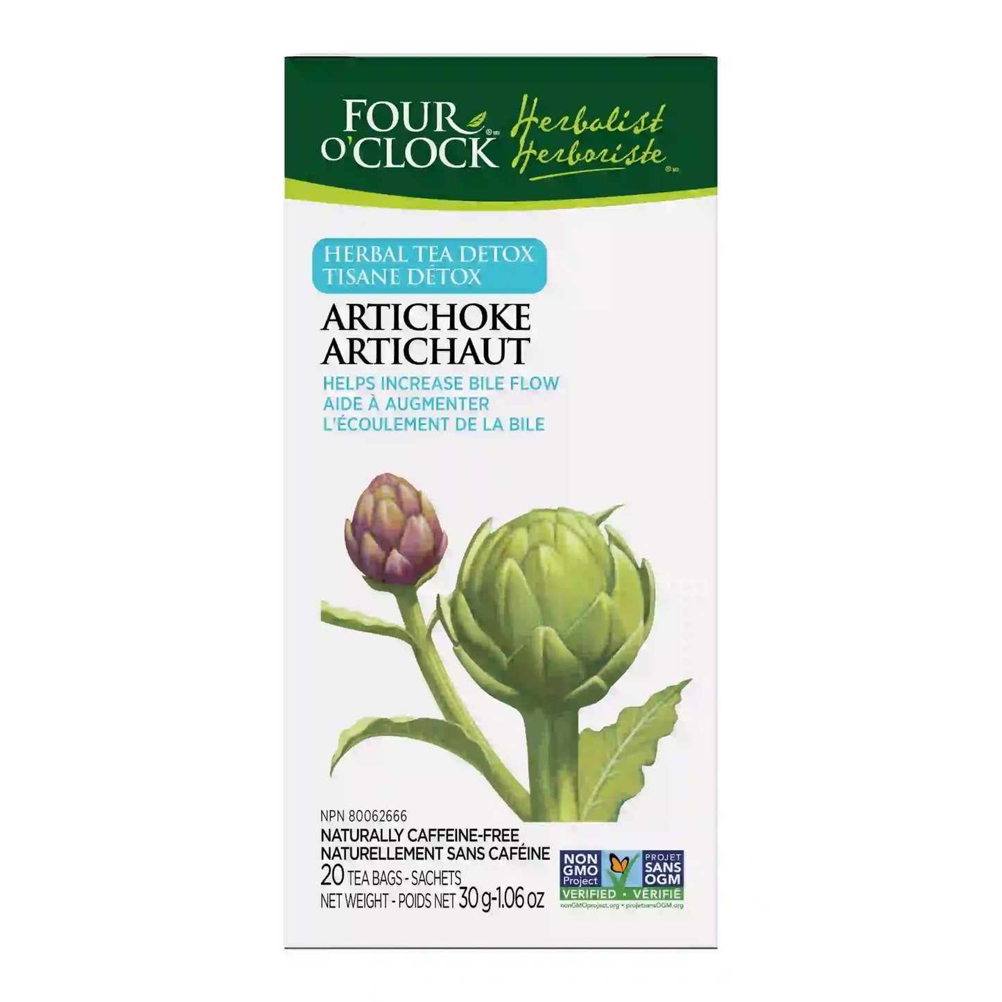 Four o'clock - Artichoke Herbal Tea - 20 units