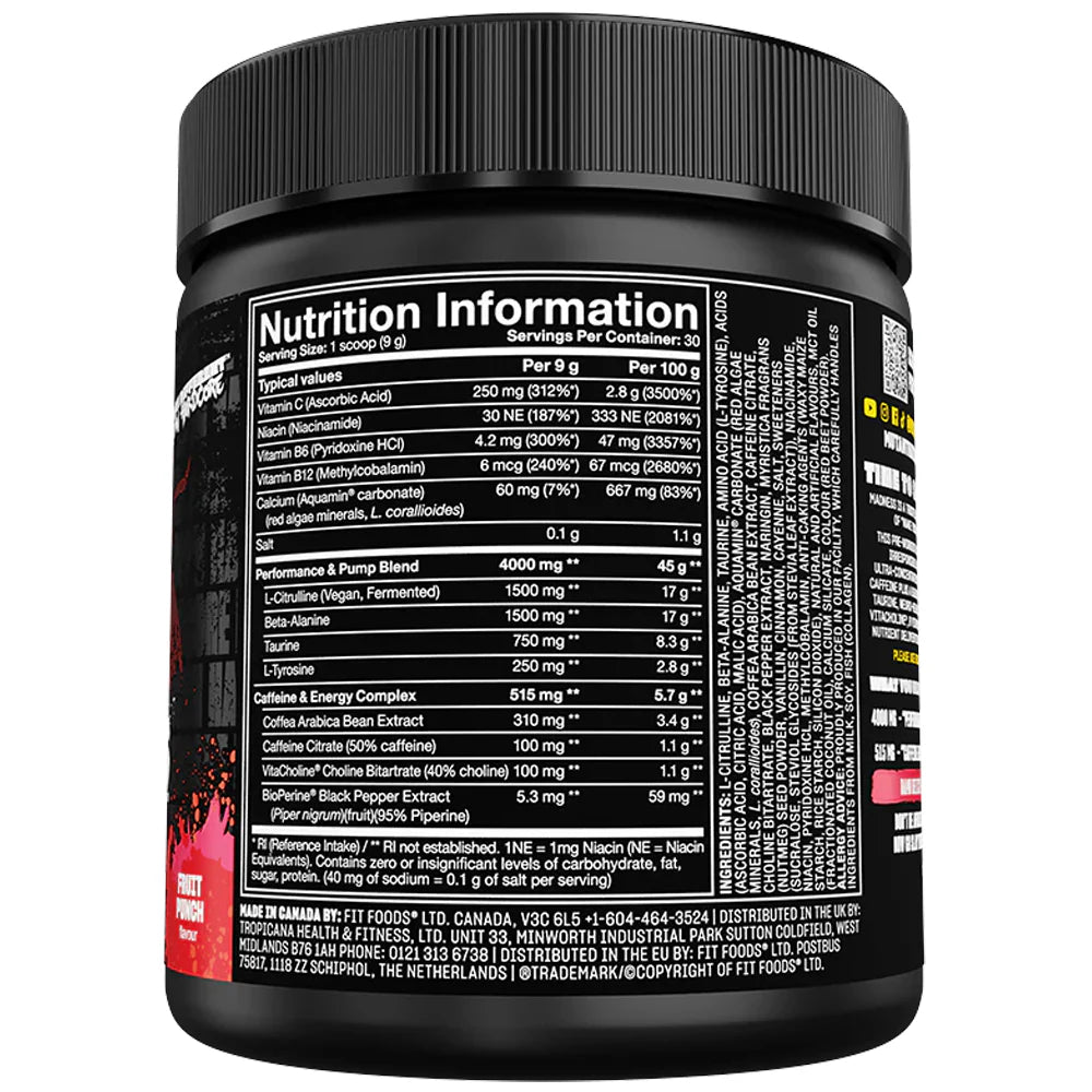 Mutant - Madness Pre workout