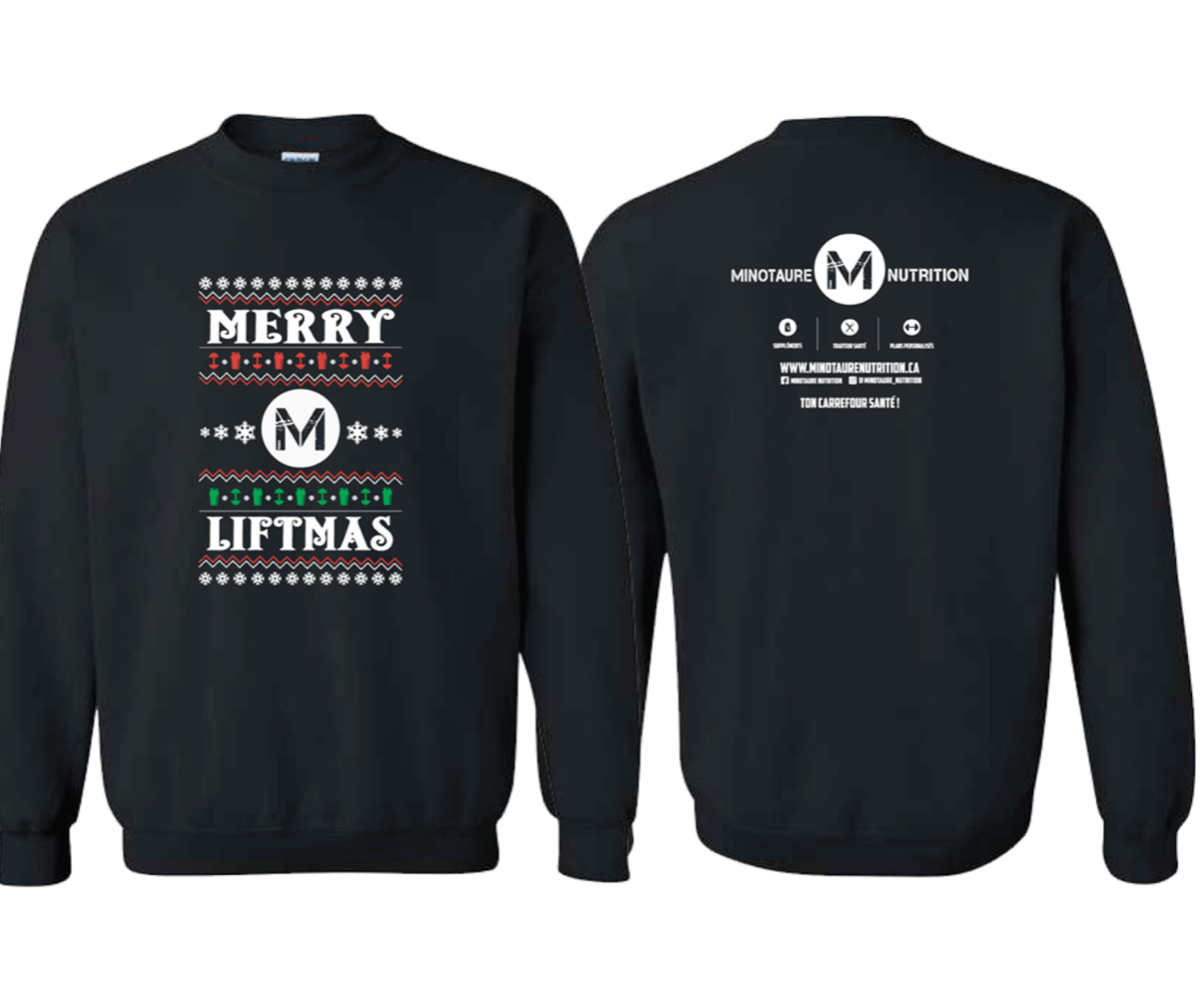 Minotaure Nutrition  Merry Liftmas Crewneck
