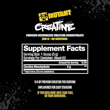 Mutant -  Creatine Monohydrate 300g