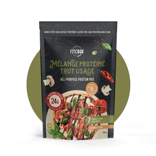 Fitcook Foodz - Mélange à Pâte à Pizza Protéiné - 525g
