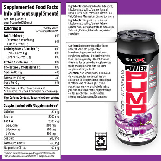 Bio X - Power Pump RTD - 355ml