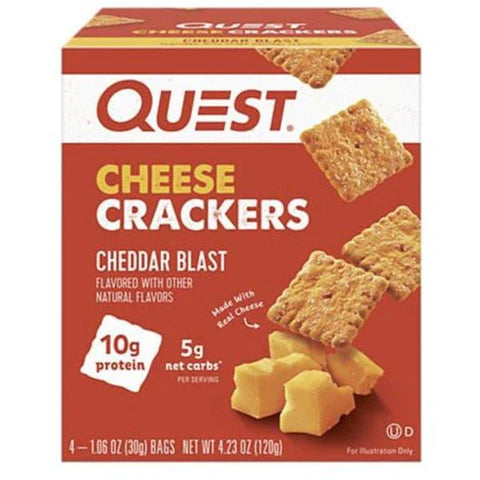 Quest - Crackers - Cheddar Blast x 4