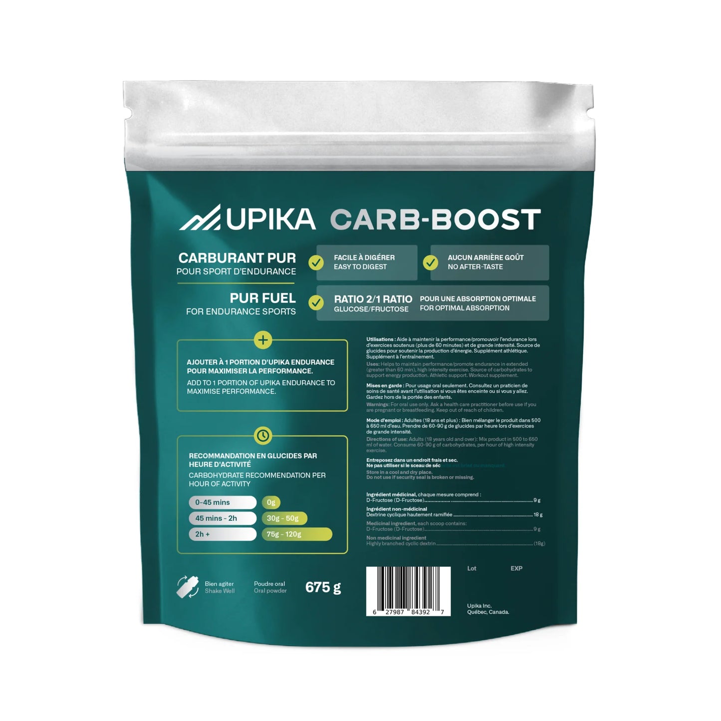 Upika - Carb-Boost 675g